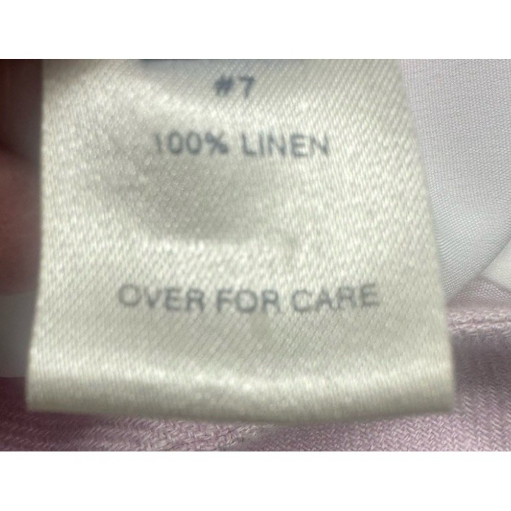 Austin Reed Light Pink 100% Linen Lined Womens Blazer 12 Coastal Preppy Classic - Picture 9 of 12